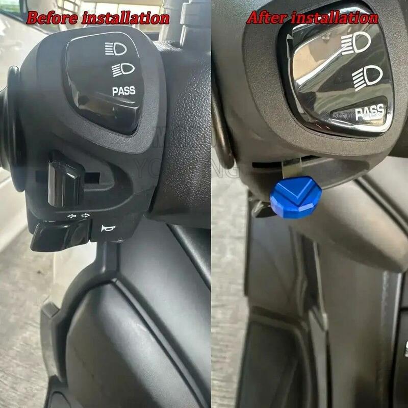 Botão interruptor Turn Signal Key Cap, Acessórios da motocicleta, FZ6 FAZER FZ6N FZ6S FZ6R FZ6FAZER FZ600 FAZER600