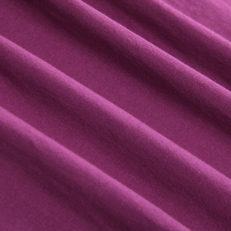 Hirsionsan-캐주얼 루즈핏 오버사이즈 라운드넥 티셔츠 여성용, 신제품, 느슨한, 단색, 19 색, 2023 여름