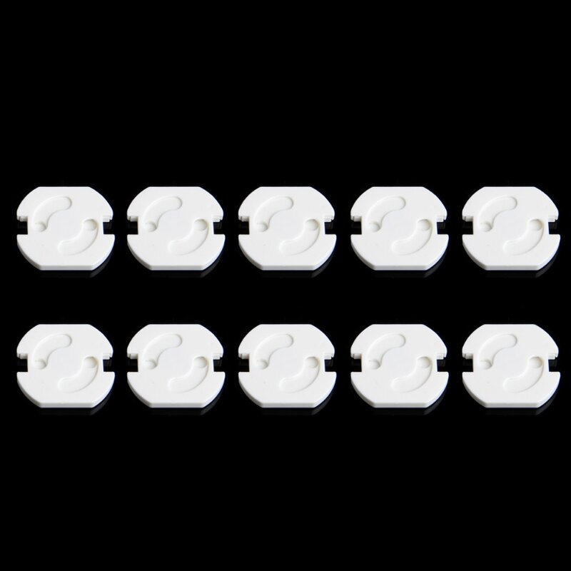 10pcs/set White Power Socket Electrical Outlet Baby Kids Child Safety Guard for Protection Anti Electric Shock Plugs