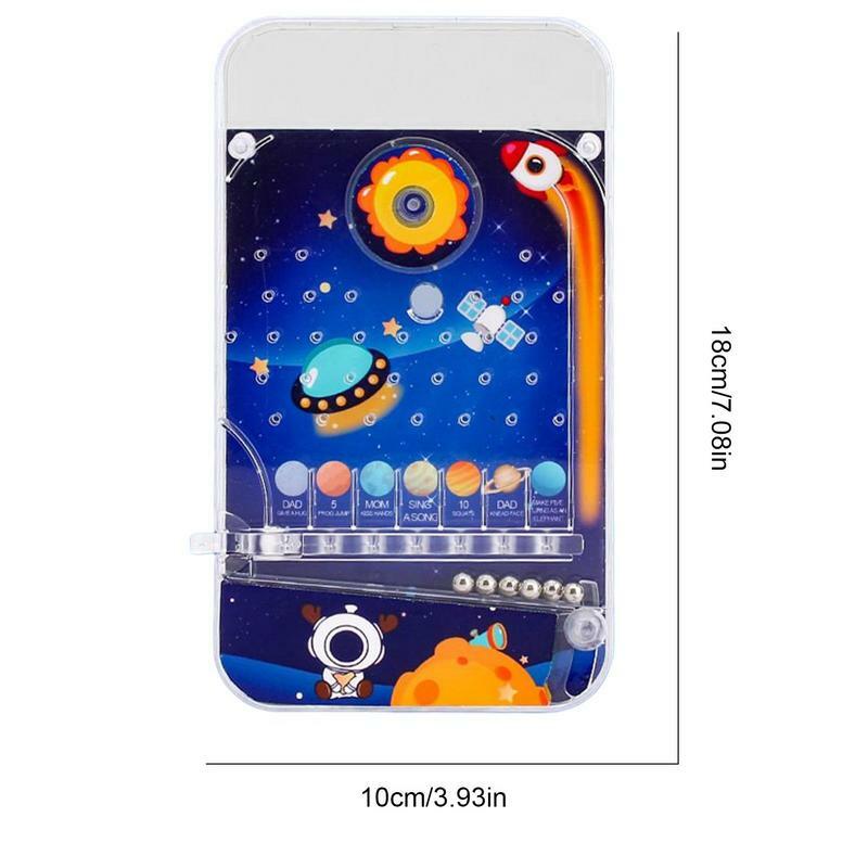 Mini Pinball Game For Children Novelty Pocket Pinball Toy Funny Party Games Machine Interactive Table Game Machine Battle Toys