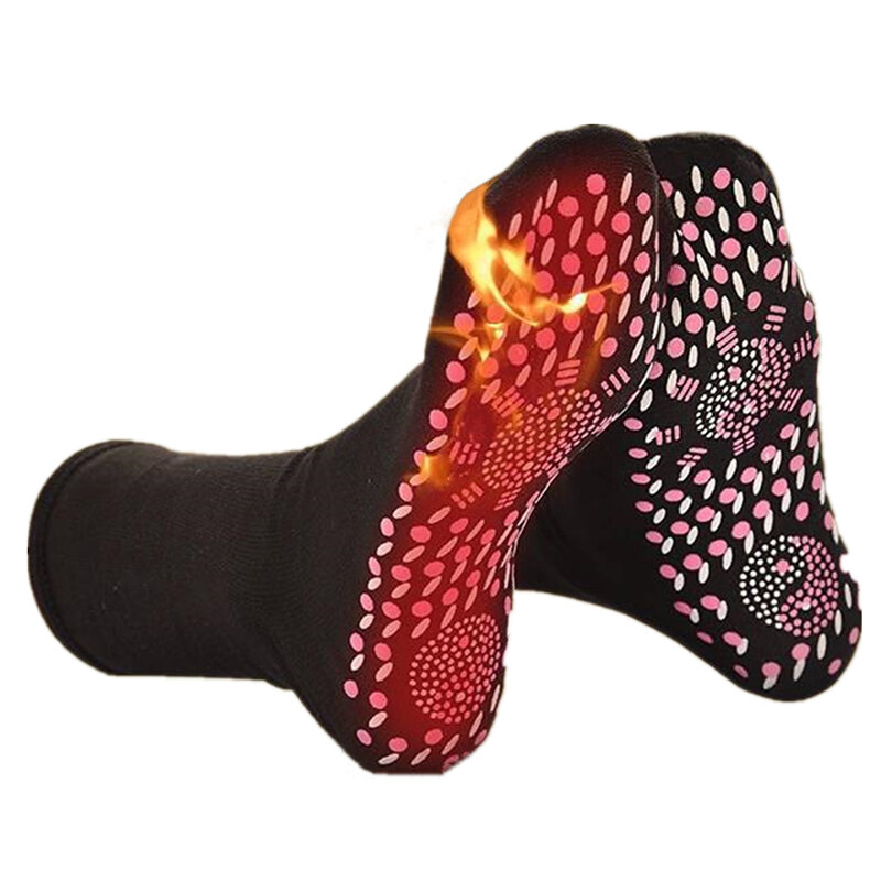 1 paio di calzini per la salute dimagranti con tormalina calzini autoriscaldanti magnetici Unisex calzini termoterapeutici per massaggio ai piedi