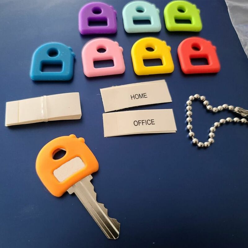 Porte-clés artificiel astiques Multicolores, 2 Paquets