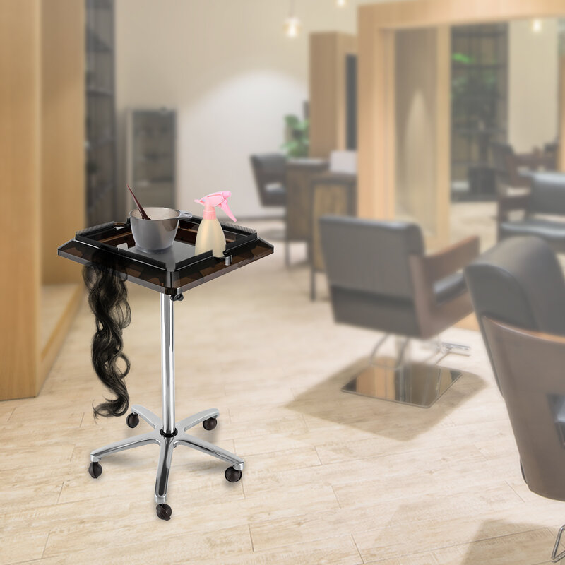 Regulowana taca fryzjerska do przedłużania włosów wózek narzędziowy zdejmowany wózek fryzjerski