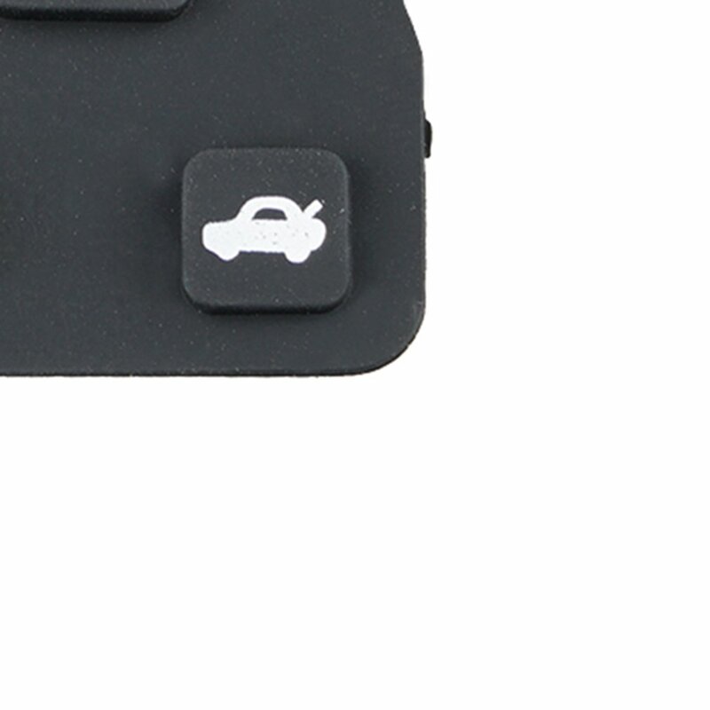 Mini funda de llave remota para Toyota, almohadilla de goma para 2 o 3 botones, funda de llavero Yaris Corolla Avensis, reparación