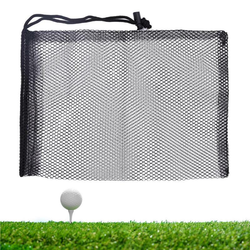 Golf Mesh Netz Tasche Nylon Golf Tennis 50 Ball mit Kordel zug Tasche Golf taschen Golf zubehör Indoor Outdoor Sport