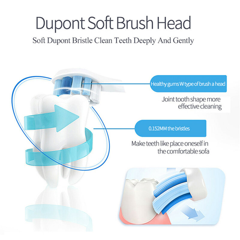 Sonic escova de dentes elétrica para casal houseehold branqueamento ipx7 à prova dwaterproof água ultra sônico temporizador automático escova de dentes j209