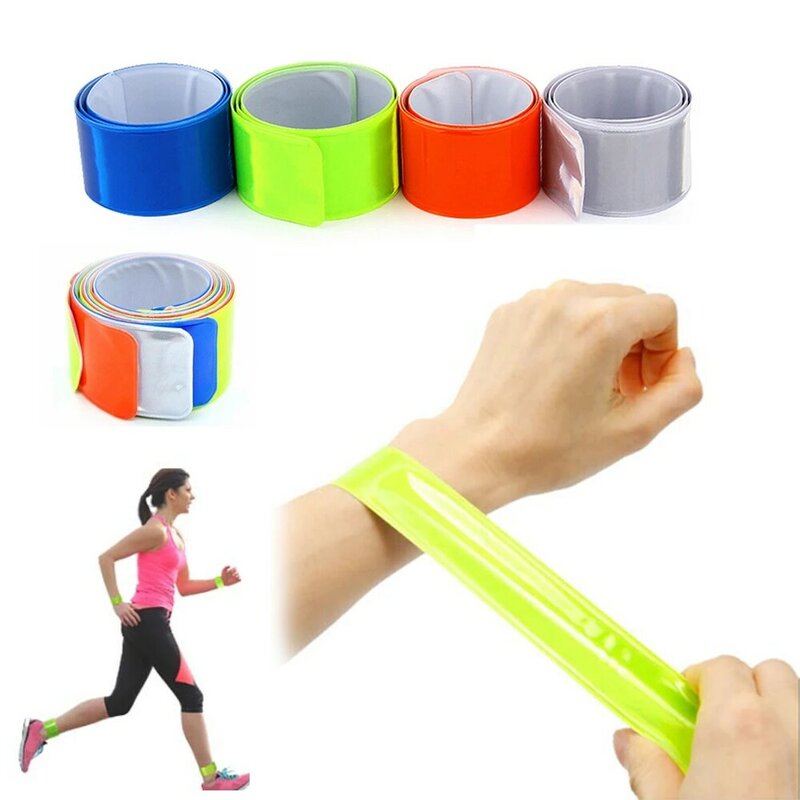 Reflective Bands For Wrist Arm Ankle Leg High Visibility Reflect Straps For Night Walking Running Reflective Strips Warning Tape