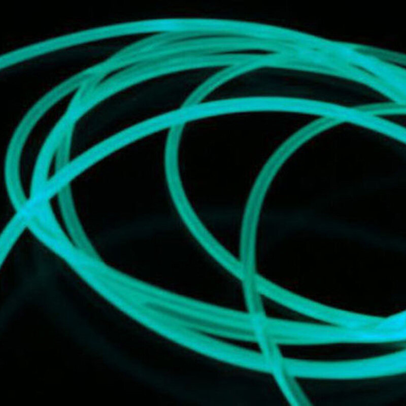 Cable de fibra óptica con brillo lateral PMMA para coche, luces LED brillantes para fiesta festiva, tira de fibra lateral, 1 metro, 1,5/2/3/4mm de diámetro
