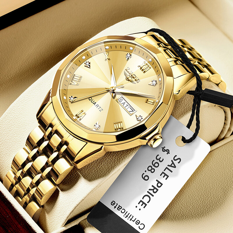 LIGE New Fashion Women Watch Casual wodoodporne sportowe damskie zegarki kwarcowe najlepsze marki luksusowe stylowy zegarek na tydzień dla kobiet