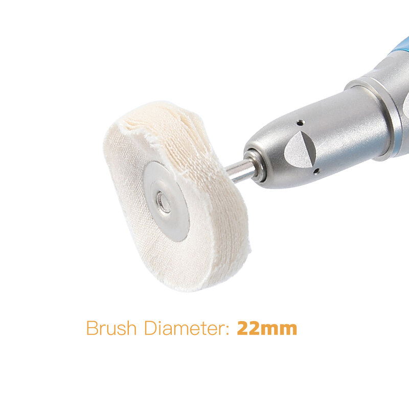فرشاة تلميع الأسنان المصنوعة من الكشمير والقطن ، 10 ، hp2.35mm ، 47 بوصة