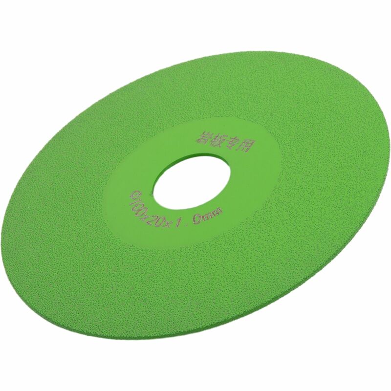 การลบมุมและการบดแผ่นตัดกระเบื้องแผ่นตัดใบมีดตัดแผ่นเจียรสีเขียว100 × 20 × 1มม
