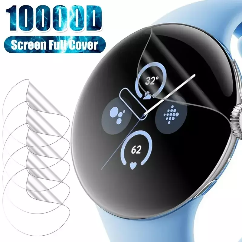 Voor Google Pixel Horloge 2 Screen Protectors Smartwatch Beschermende Film Anti-Kras Full Cover Horloge Film Voor Pixel Watch2
