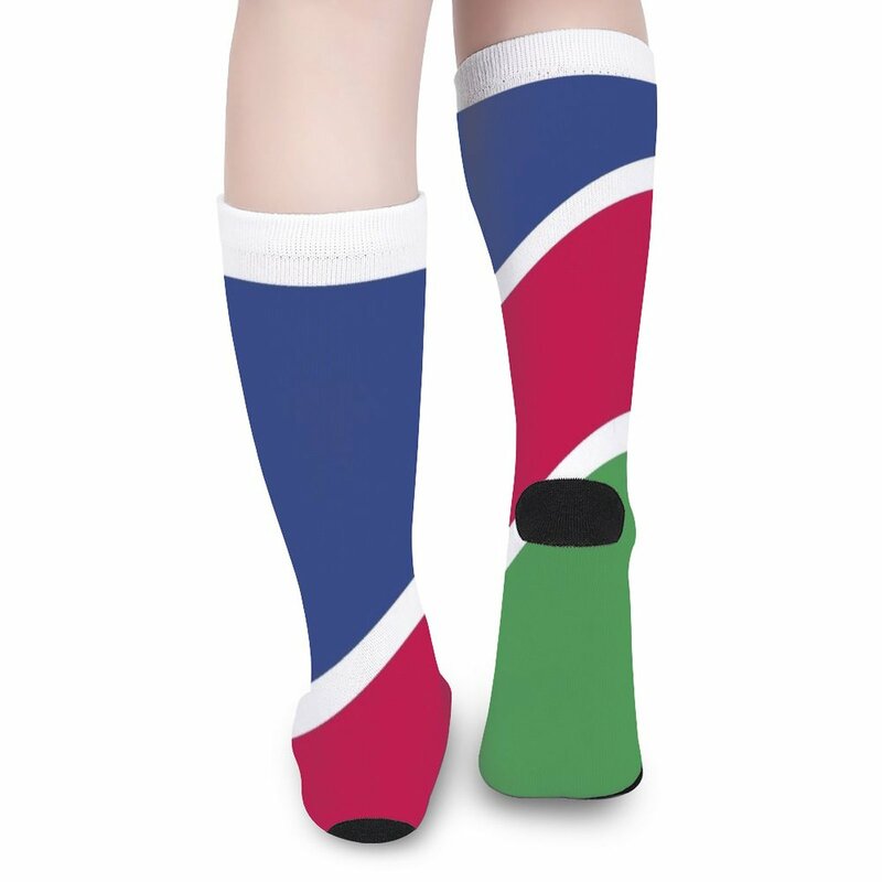 IBIA-Bas de compression pour hommes et femmes, chaussettes de hockey, décor