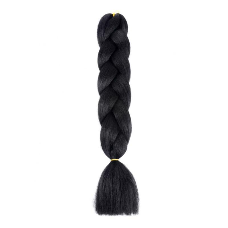 60cm Synthetic Hair Extensions African Braids Crochet Braiding Ponytail Bone Straight Hair Bundles Braid Ponytail Extensions