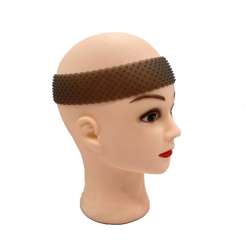 ربطة رأس سيليكون شفافة للشعر المستعار ، رباط شعر ناعم ، قبضة للشعر المستعار من الدانتيل ، مرونة مضادة للإنزلاق ، جودة ، حجم M ، 1 ency