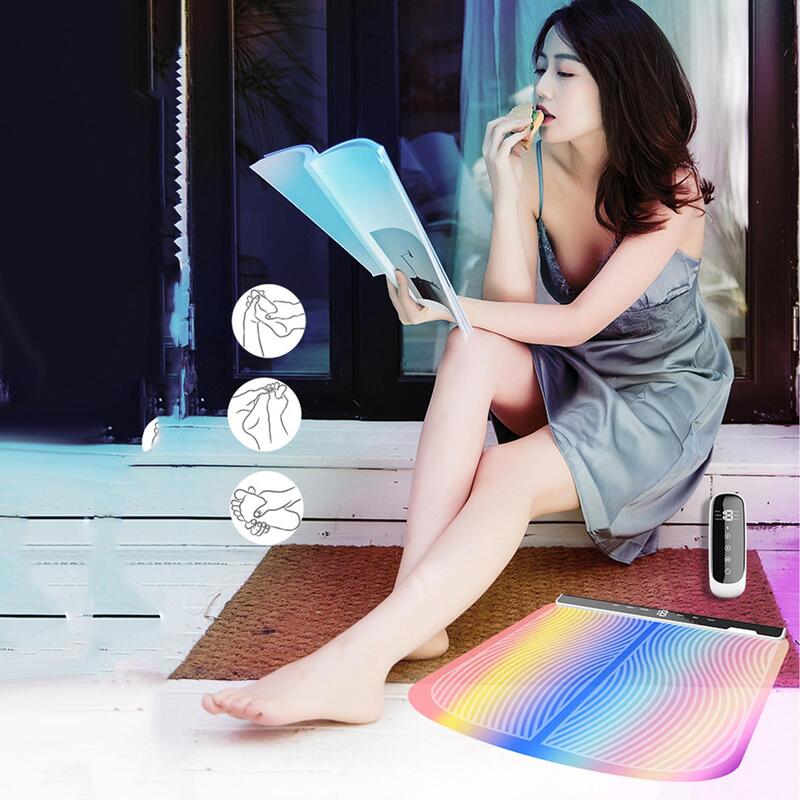 Foot Massager Mat Electric 6Modes Rechargeable Replaces Durable Accessories