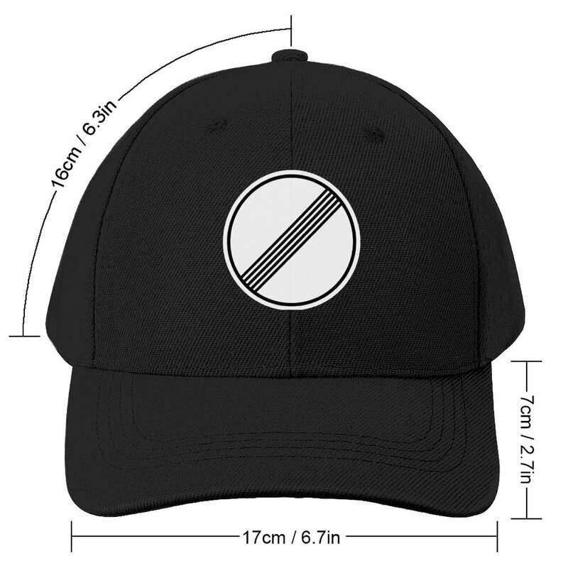 Autobahn Unisex Baseball Cap, sinal de velocidade, camionista chapéus, streetwear, mulher, homens