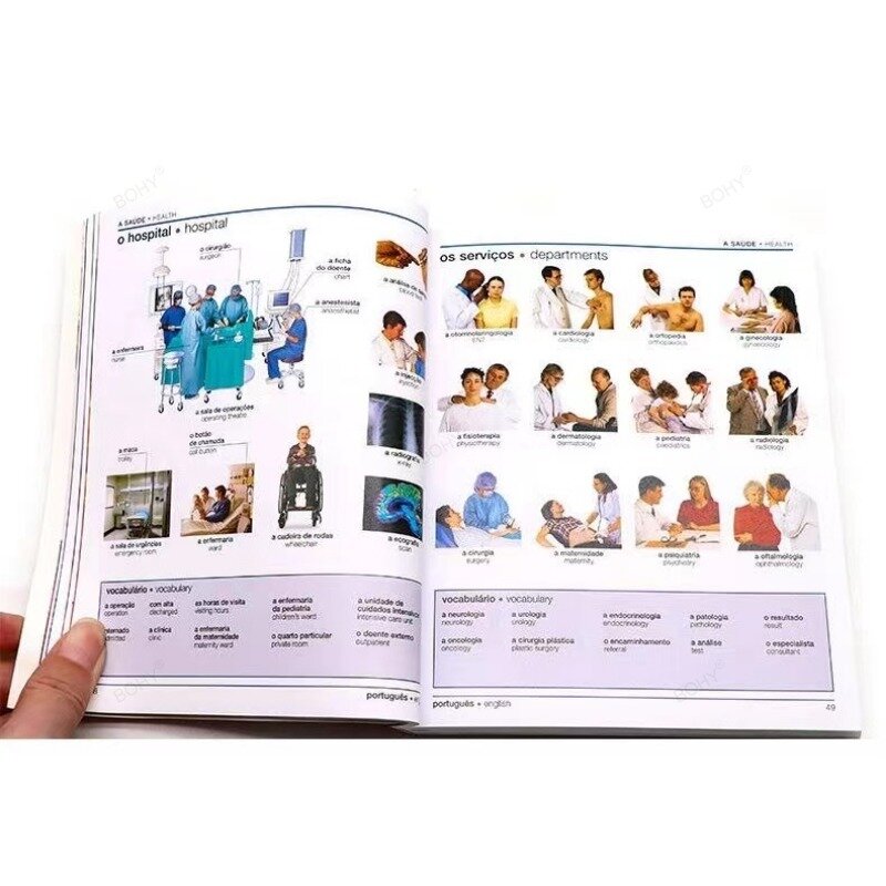 DK portoghese inglese bilingue Visual Dictionary bilingue contrattivo grafico Dictionary Book