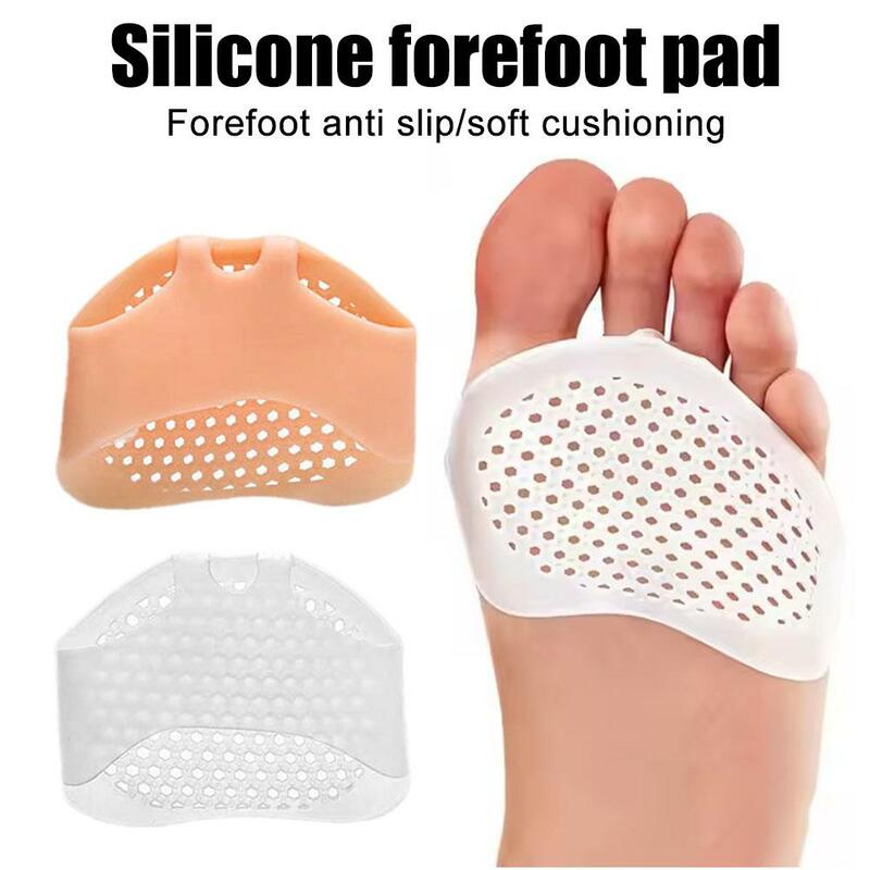 Silicone Toe Separator for Pain Relief, metatarso Pads, Orthotics Foot Massage Palmilhas, antepé Meias, Foot Care, T D0D8, 1 Par