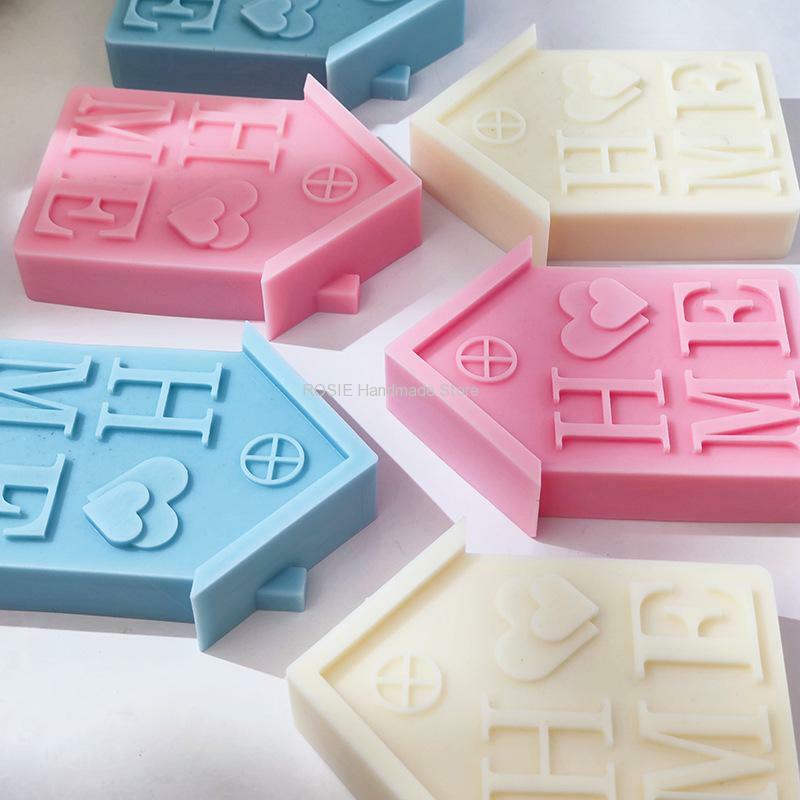 HOME Silicone Candle Mold DIY Handmade Creative Flower Aromatherapy Plaster Resin Soap Making Supplies Kit Home Gifts