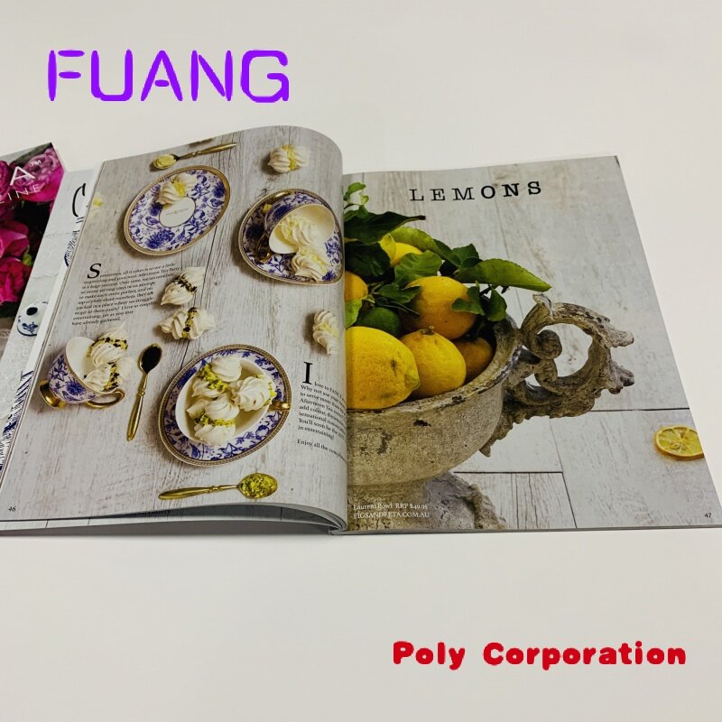 Custom  Print Custom Menu Cooking Recipe Book Cookbook /Booklet/Magazine/Brochures/ catalogue