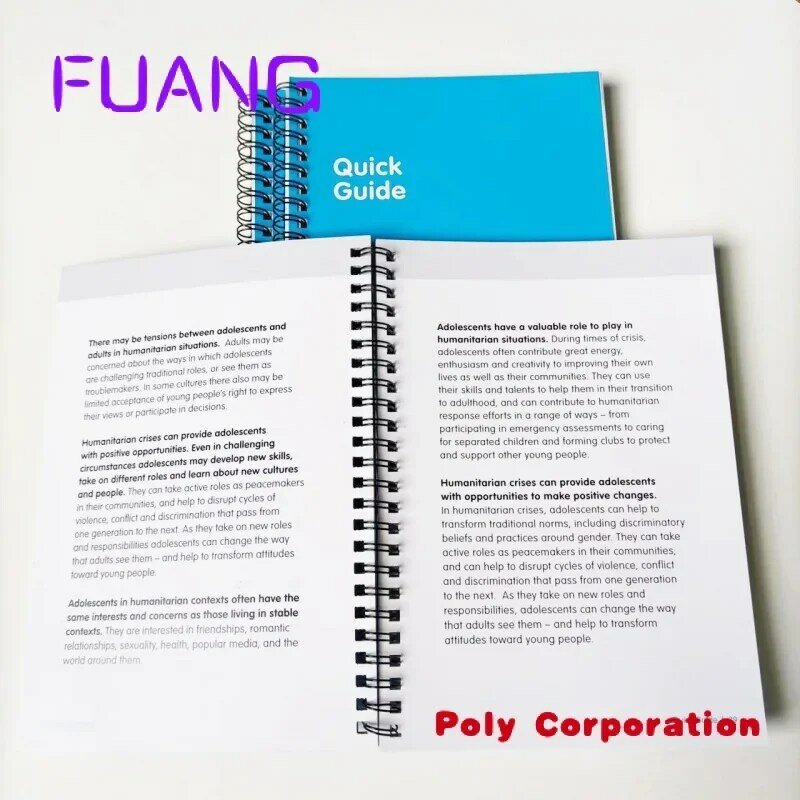 Custom  Top Quality Custom Coloring Company Products Instruction A4 A5 Booklet Offset Printing Pamphlets