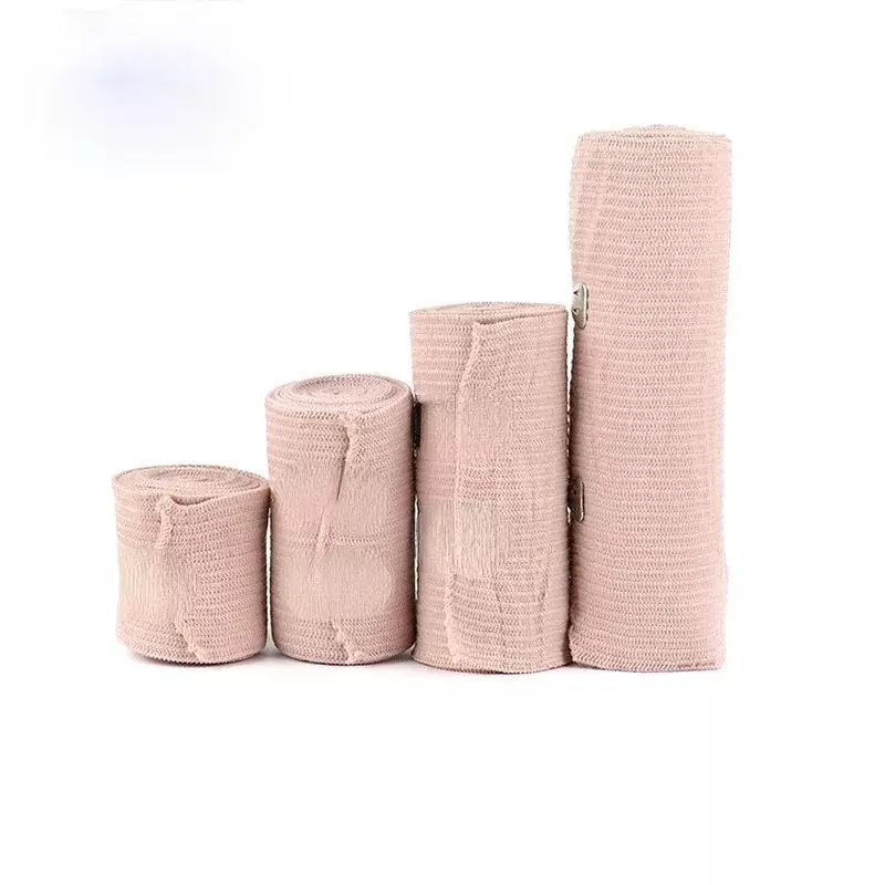 1 Roll High Elastic Bandage Wound Dressing Plaster Outdoor Sports Sprain Treatment Emergency Muscle Tape Skin Patch Bandages