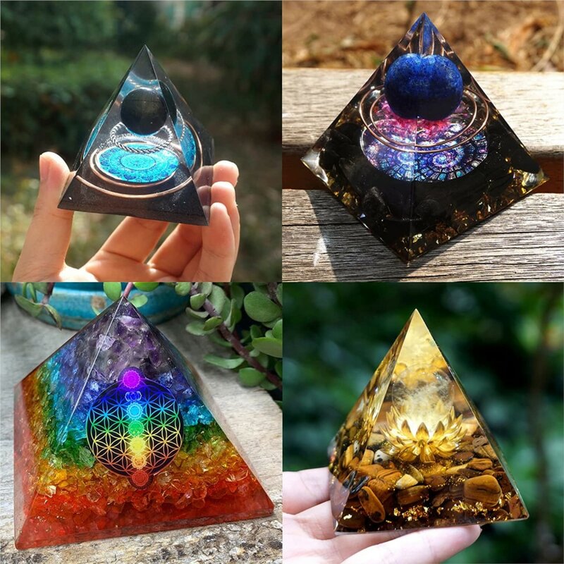 DIY Super Large Transparent Pyramid Epoxy Resin Silicone Molds Craft Casting Crystal Jewelry Making Home Decoration Plastic Tool