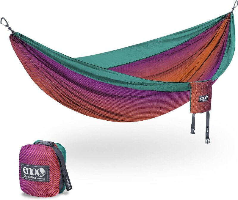 ENO DoubleNest Hammock - Lightweight, Portable, 1 To 2 Person Hammock - for Camping, Hiking, Backpacking, Travel