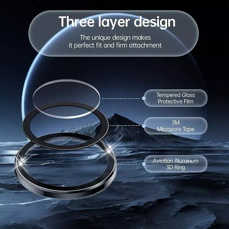 9D penutup pelindung kamera kaca Tempered melengkung untuk Samsung Galaxy Z Flip5 Flip 5 5G tutup lensa cincin Matel Samung Samsun ZFlip5 Z5