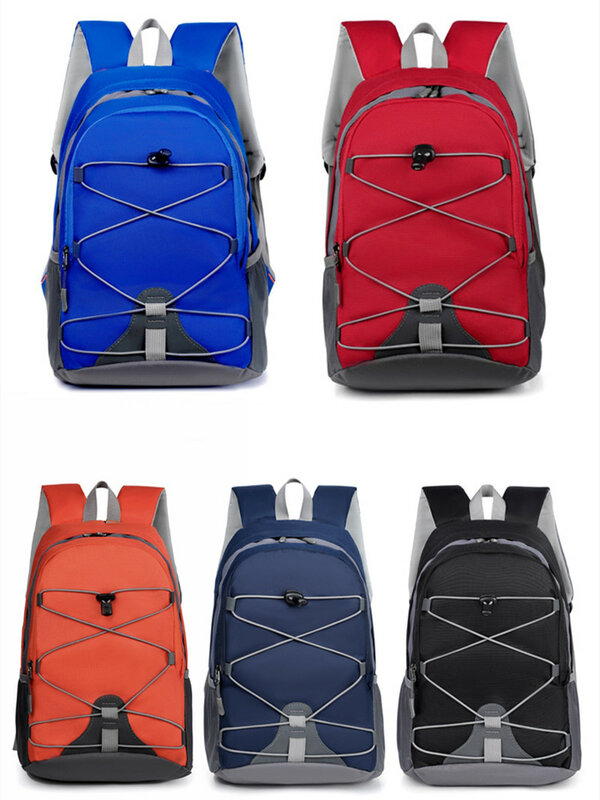 캐주얼 야외 등산 가방, 등산 여행 스포츠 피트니스 가방, 더블 배낭 대형 및 중학생 가방