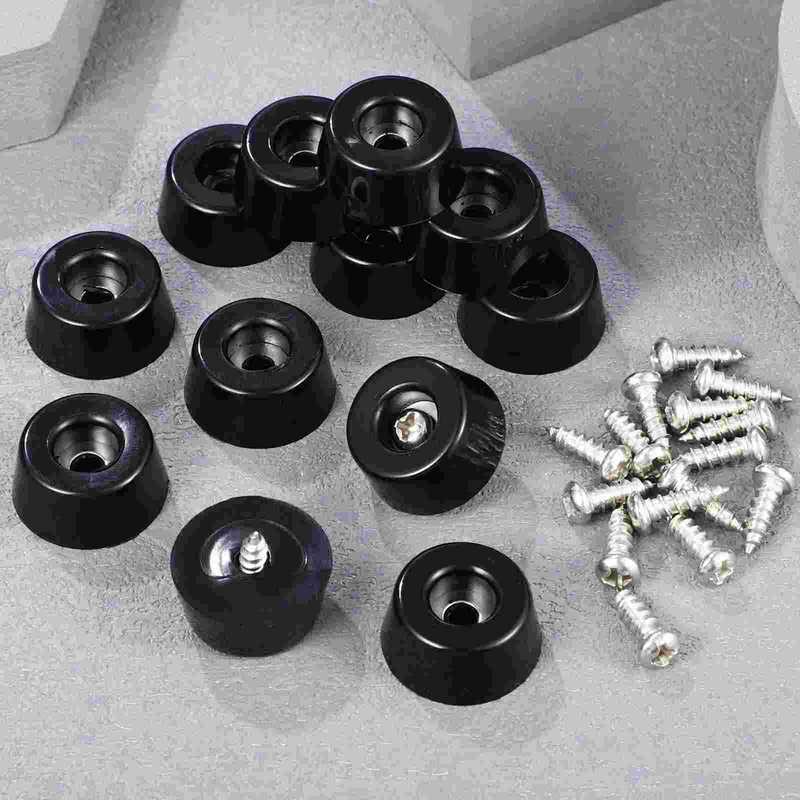 Rubber Feet with Screws for Cutting Board Non Slip Rubber Fastener Tools for Kitchen Appliances and Multiple Furniture