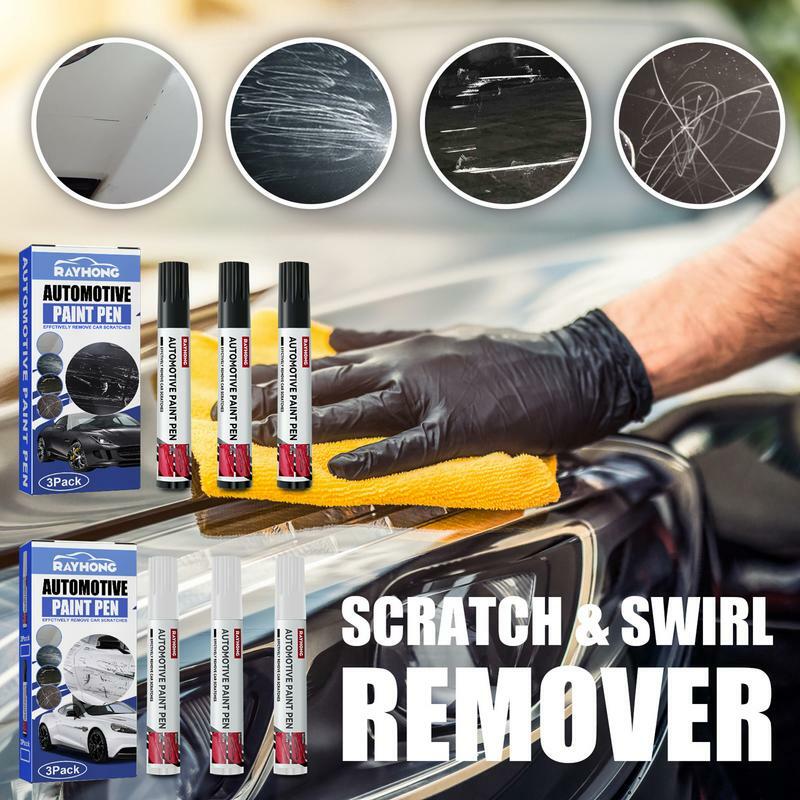 Paint Pen For Cars Portable Paint Pen For Vehicle Scratches Repairing Water-Resistant Car Paint Scratch Repair Pen Kit