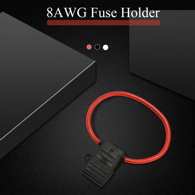 8 AWG Gauge MAXI Blade Fuse Holder Inline Wire 12-24V Volt Waterproof + 40A Fuse