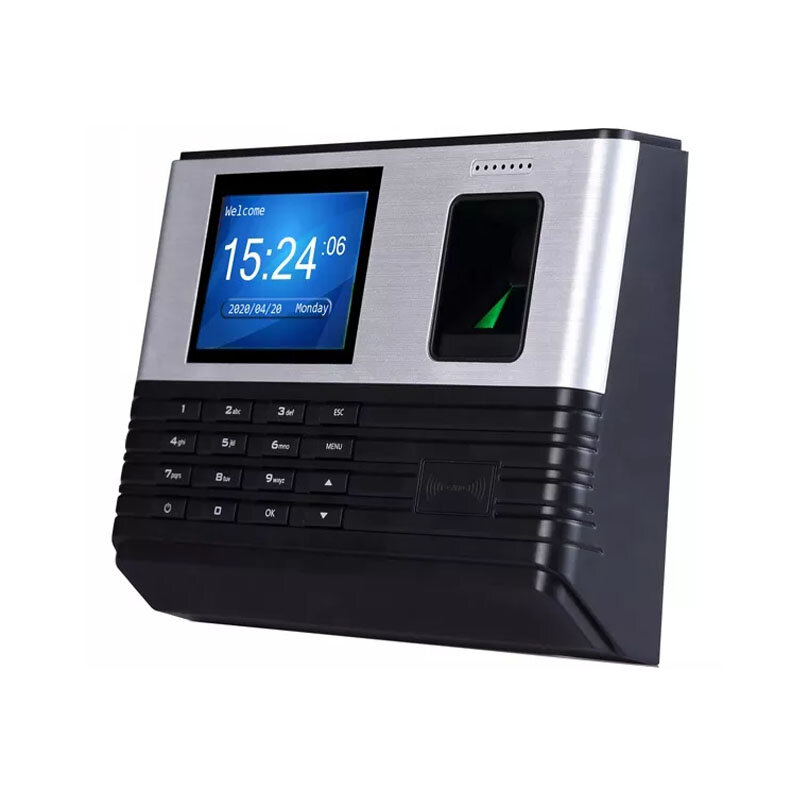Realand tcp ip wifi rfid cartão de impressão digital comparecimento do tempo máquina A-L355 p2p serviço nuvem biométrico gravador tempo com bateria