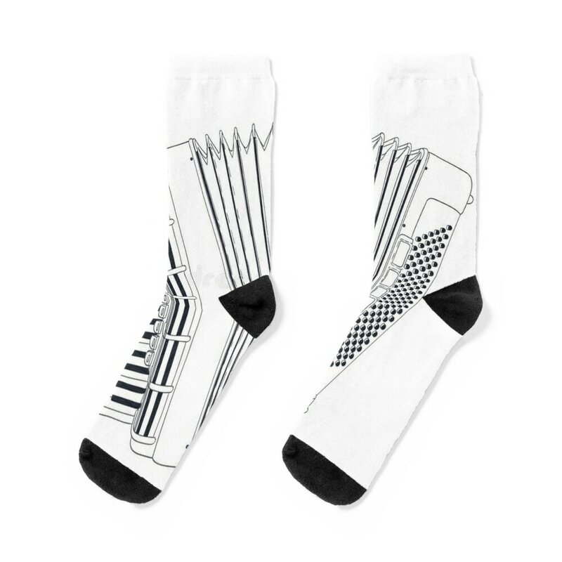 Akkordeon Socken laufen Hockey Boy Socken Frauen