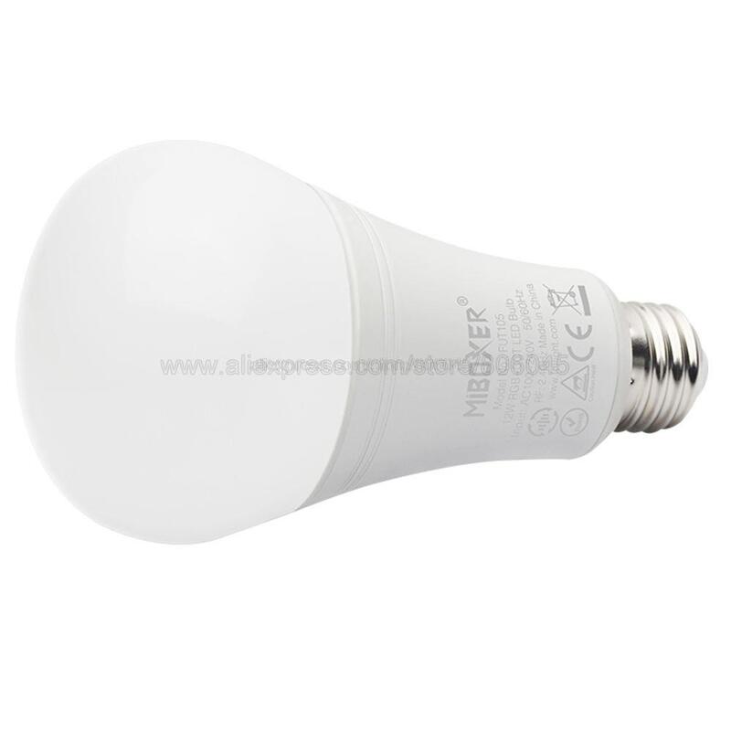 MiLight – ampoule intelligente E27 12W, projecteur FUT105 110V 220V, couleur, télécommande, Compatible WiFi, 4 zones