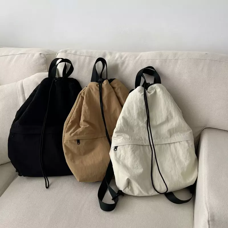 Рюкзак женский нейлоновый, модная вместительная Повседневная сумка на плечо в Корейском стиле для поездок и школы