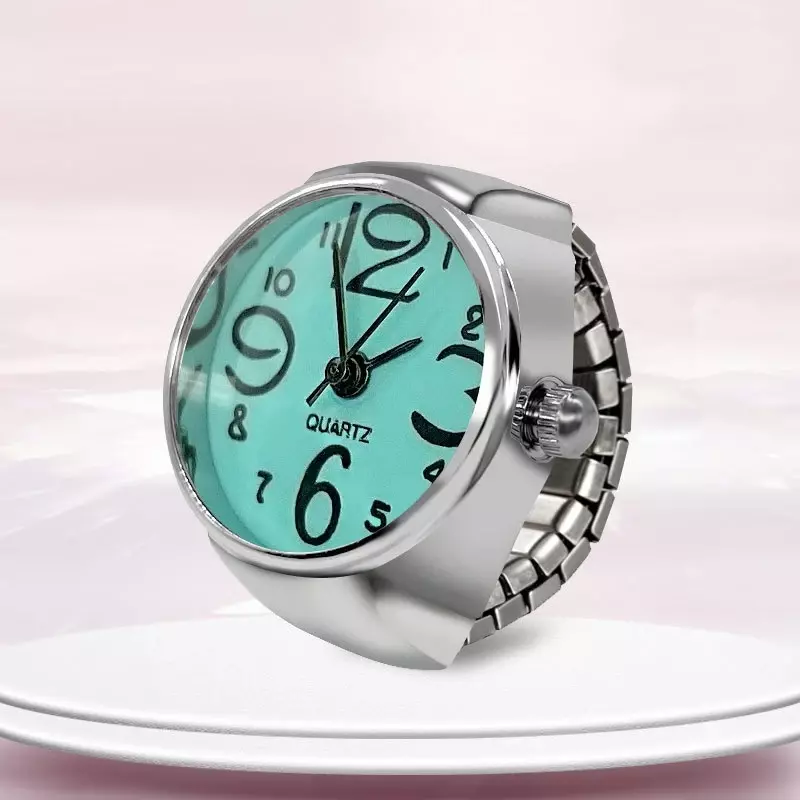 Diskon besar jam tangan gelang Dial bulat Pria Wanita, arloji casing Aloi kreatif