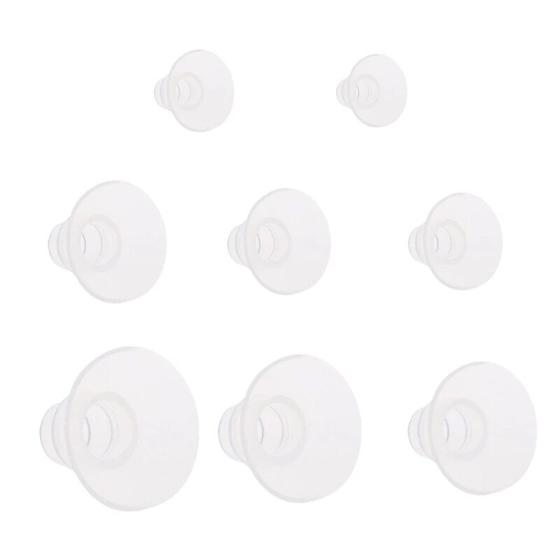 Sisipan flens silikon untuk pompa payudara elektrik perisai pompa payudara konektor sempit tempat makan esensial QX2D