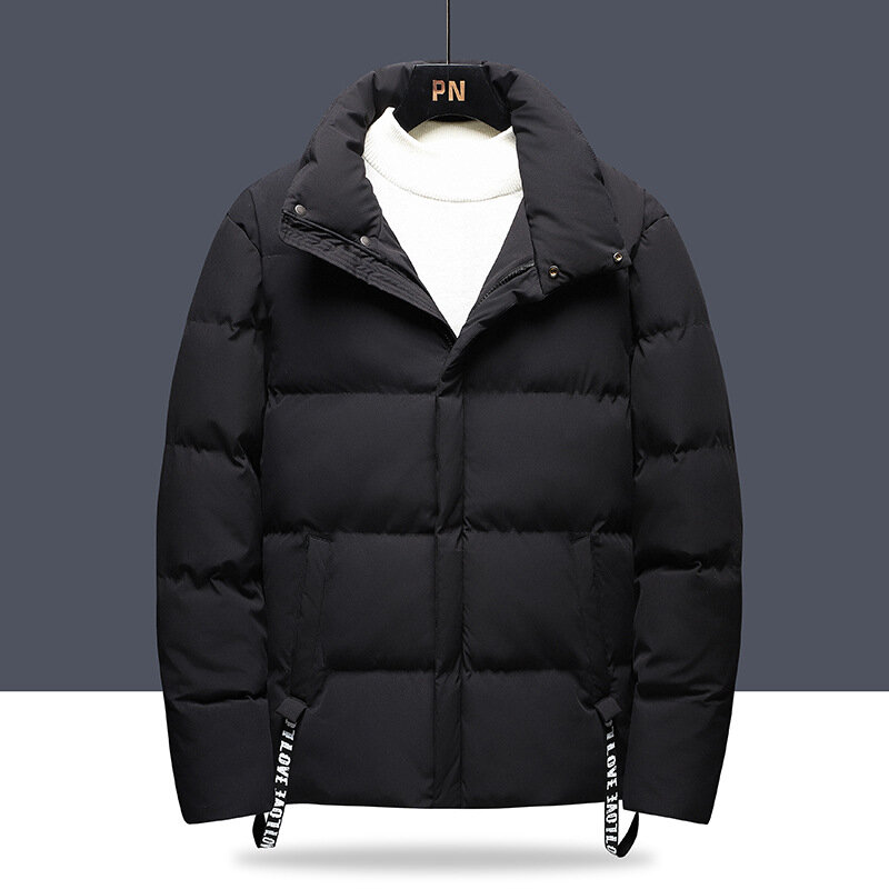 Ropa de algodón de lujo para hombre, chaqueta cálida de moda, ligera y gruesa, estilo Simple, novedad de invierno, 2022