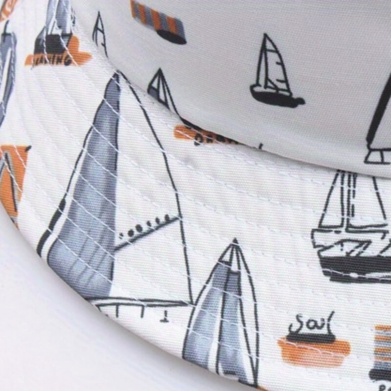 Bob Segelboot Graffiti Eimer Hüte faltbare atmungsaktive Sonnenschutz Fischer Kappe für Männer Frauen Sommers port Wandern Strand hut