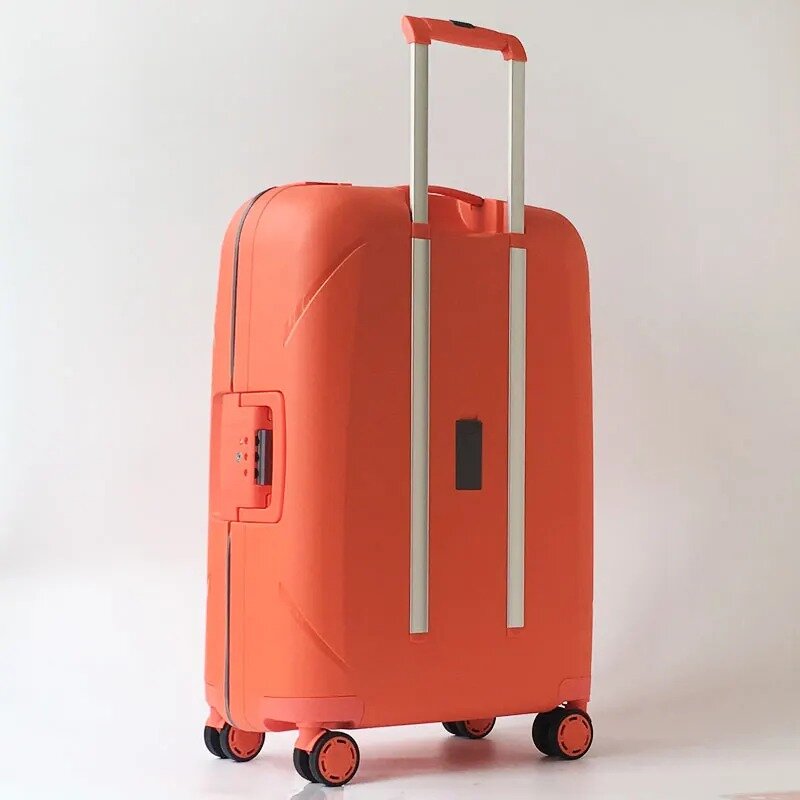 Luksusowa 100% PP odporna na zadrapania bagaż na kółkach Spinner ultralekka walizka podróżna bagaż z twardym po stronie 20 "24" 28" walizka na kółkach
