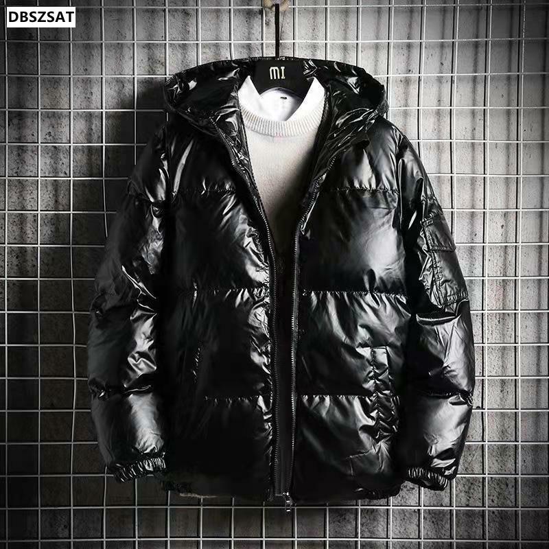Parkas Jacke Herren verdicken warme übergroße Mäntel männliche Winter gepolsterte Bomber jacken Mann Mode Harajuku Streetwear Mantel 5xl