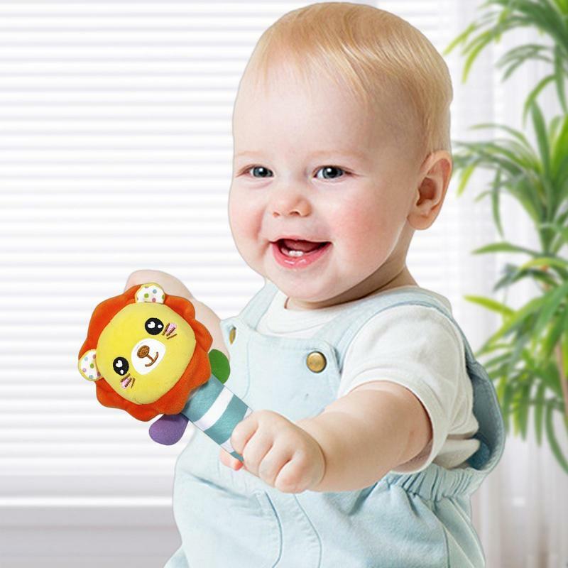 新生児用感覚玩具,ハンドクランク付きガラガラ,快適な子供のデザイン,漂白なし,0