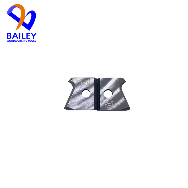 Bailey 10ชิ้น17x16.8x2มม. ใบมีดขูด R3คาร์ไบด์เครื่องมืองานไม้มีดมีดโกนสำหรับเครื่องตัดขอบ CNC