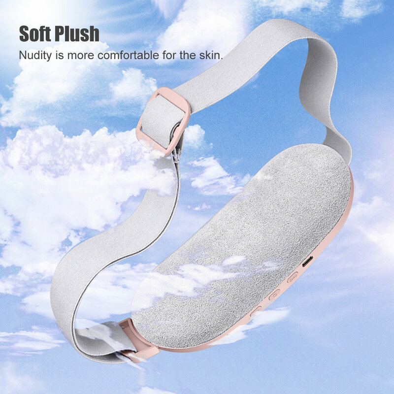 Period Pain Relief Device Menstrual Heating Portable Heating Pad Self Massage Period Cramp Massager Colic Belt Massage Products