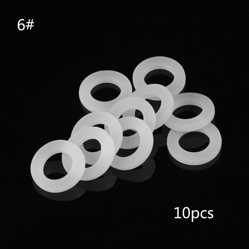 2023 New 10pcs Bellows Pipe Seal Rings Hose Washers Water Silicone Gasket " 3/4" 1"