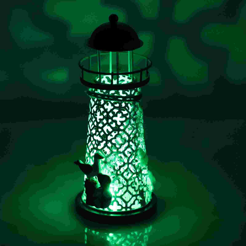 Декоративный светильник Маяк праздник подарок для дома Сияющий Настольный Средиземноморский подсвечник для дома