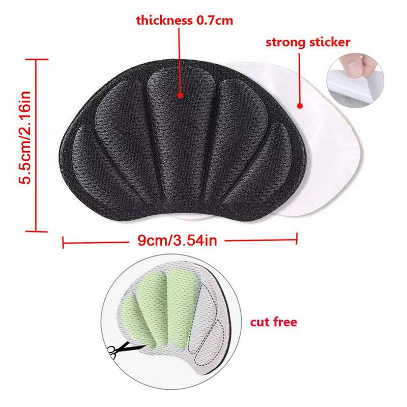 Double-layer Adhesive Heel Pads For Sneakers Thickened Adhesive Heels Pads Liner Grips Protector Sticker Pain Relief Inserts